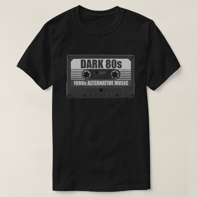 Camiseta DARK 80s Cassette Tape (Diseño del anverso)