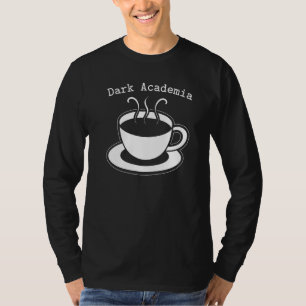 Camiseta Dark Academia Café de texto estético Café Lover Ca