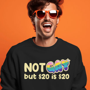 Camiseta Dark Comedy Cash Tee - Sardonic Rainbow Statement