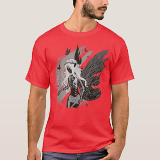 Camiseta Dark Fairy Skeleton Fairycore Faecore Fairywave Go