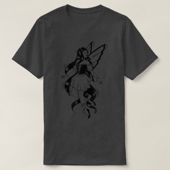 Camiseta Dark Fantasy Fairycore Faecore Fairywave Got (Diseño del anverso)