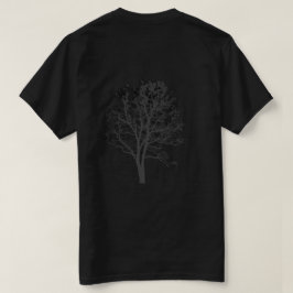Camiseta Dark Forest Minimalist Tree Men T-Shirt