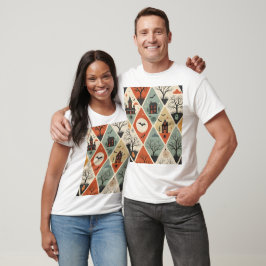 Camiseta Dark ghost pattern