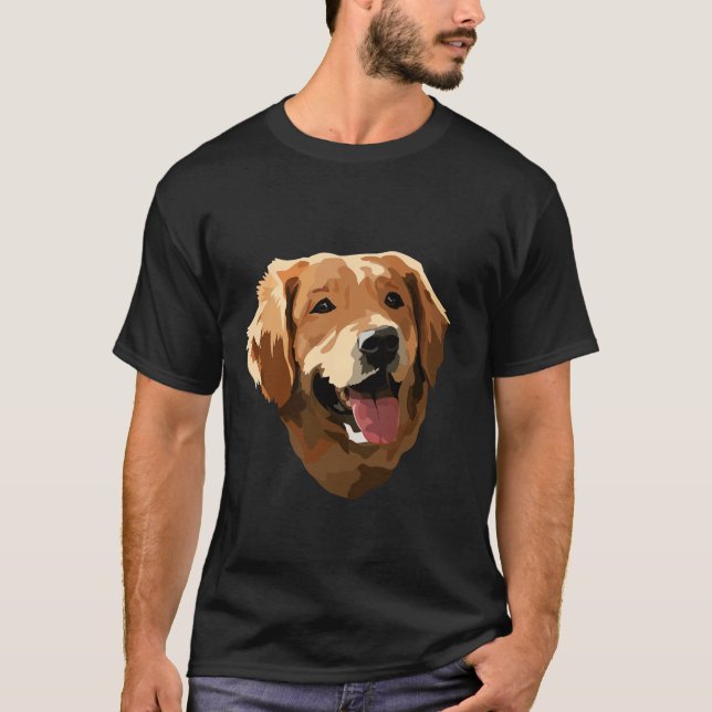 Camiseta Dark Golden Labrador Retriever (Anverso)