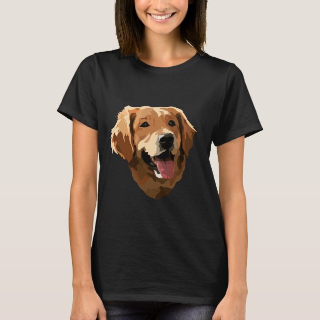 Camiseta Dark Golden Labrador Retriever (Anverso)
