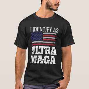 Camiseta Dark MAGA Ultra MAGA Patriótico Save America USA E