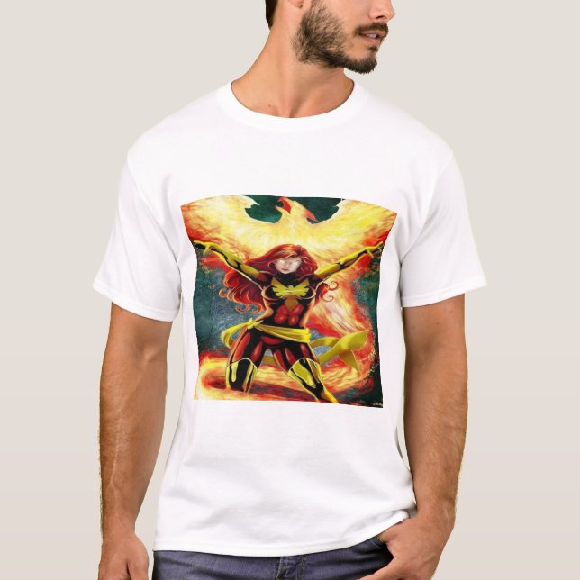 Camiseta Dark Phoenix X-Men: Poder Desatado (Anverso)