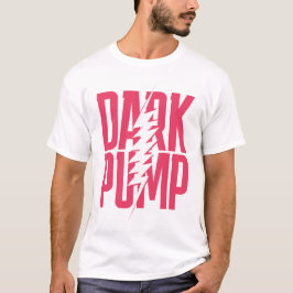 Camiseta Dark Pump Glitch Tee – Tipografía Neon Mo