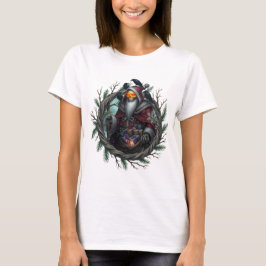 Camiseta Dark Santa of Shadows – Gothic Christmas Skeleton 