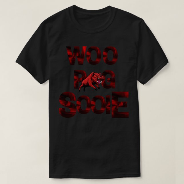 Camiseta Dark Woo Pig Sooie (Diseño del anverso)