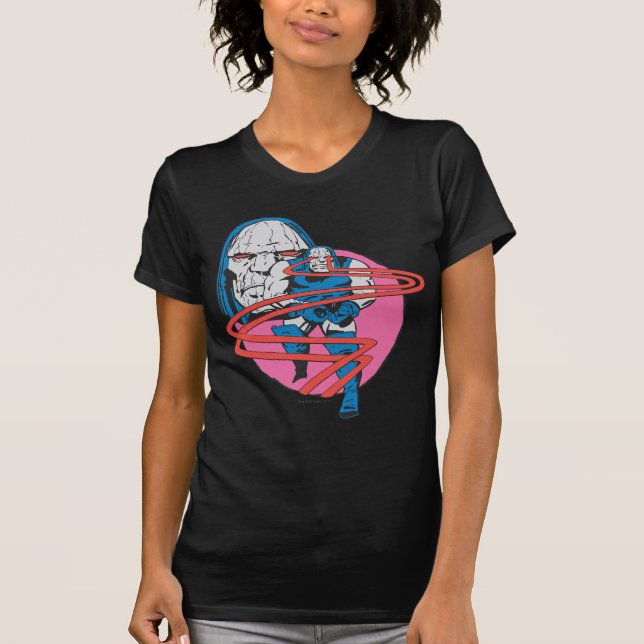 Camiseta Darkseid dispara vigas Omega (Anverso)