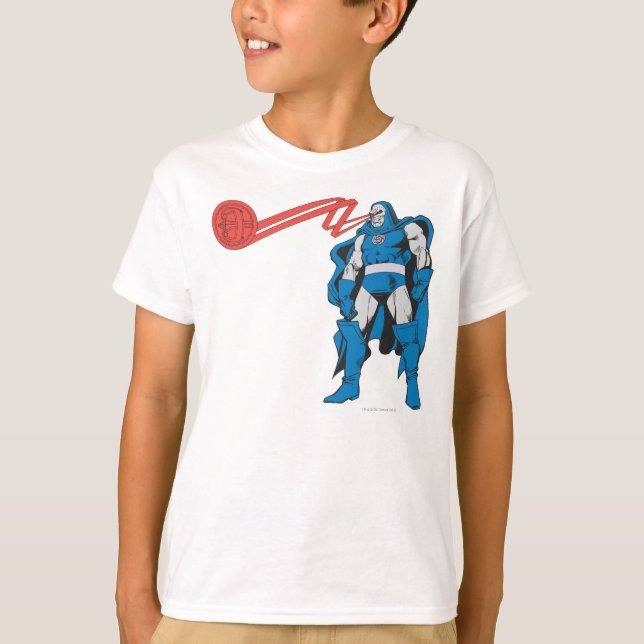 Camiseta Darkseid Usa Poderes Pesivos (Anverso)