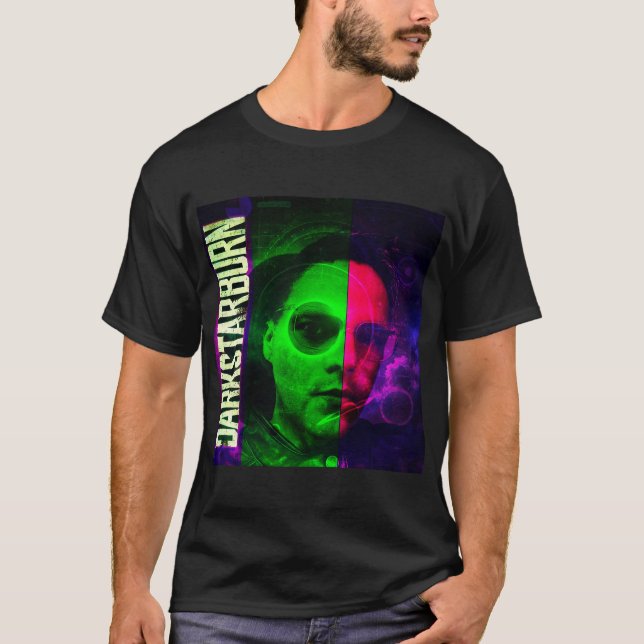 Camiseta DarkStarBurn (Diseño del logotipo vertica (Anverso)