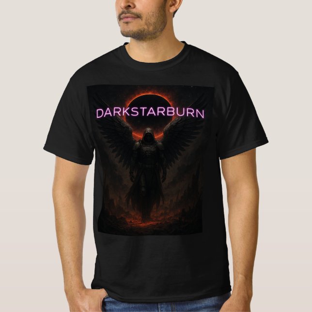 Camiseta DarkStarBurn Guardian de ángel oscuro (Anverso)