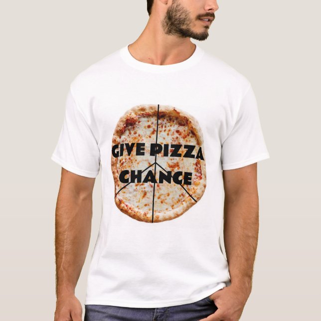 CAMISETA DARLE OPORTUNIDAD A PIZZA (Anverso)