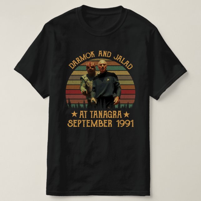 Camiseta Darmok And Jalad At Tanagra September 1991 (Diseño del anverso)