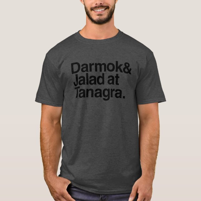 Camiseta darmok y jalad en tanagra (Anverso)