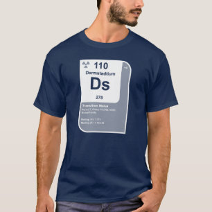 Camiseta Darmstadtium (Ds)