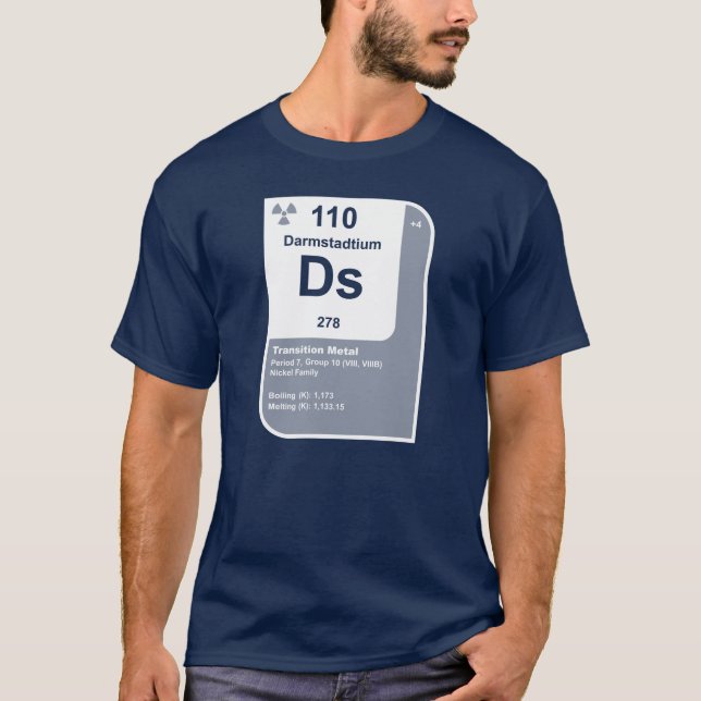 Camiseta Darmstadtium (Ds) (Anverso)