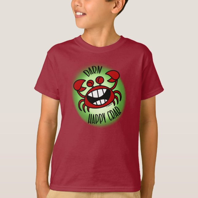 Camiseta ¡Darn Feliz Cangrejo! (Anverso)