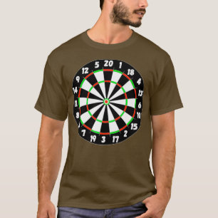 Camiseta Dars Bullseye Board Arrow Games Target Dart