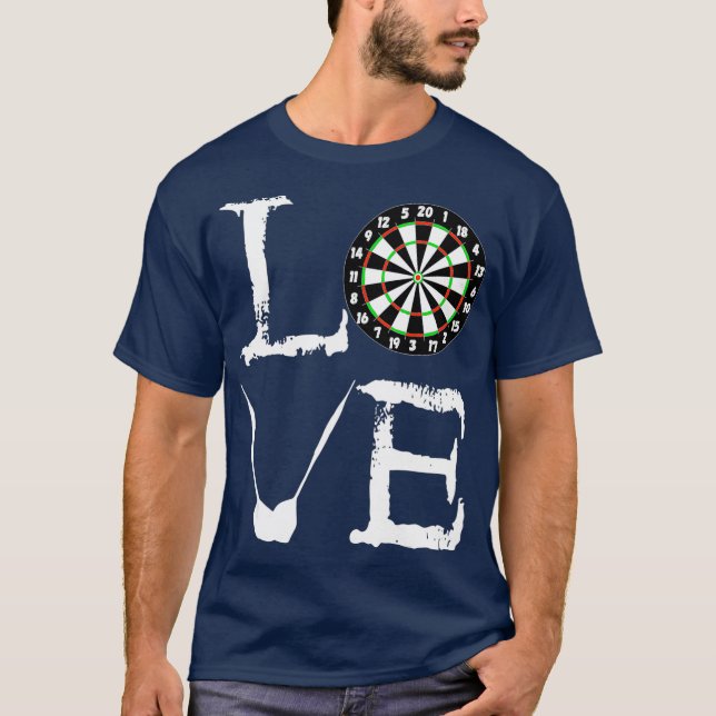 Camiseta Dars Bullseye Board Arrows Juego Cuadro de indicad (Anverso)