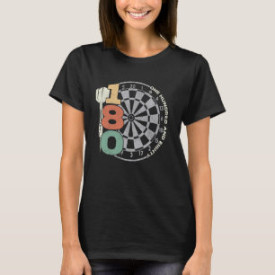 Camiseta Dart 180 dartboard dartboard dart retro