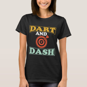 Camiseta Dart Board Dart y Dash Bullseye Dar para equipos