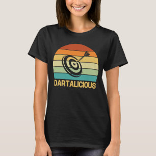 Camiseta Dart Board Dartalicious Bullseye Dar para los equi