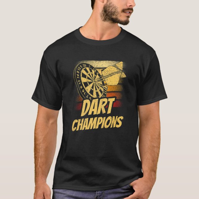 Camiseta Dart Champions Squad Darts Team Crew Premium (Anverso)