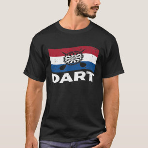 Camiseta Dart - Dart Bandera Holandesa Dartplayer 180