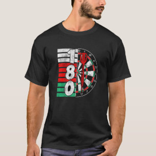 Camiseta Dart dartboard 180 puntos 180 en dardos Premium