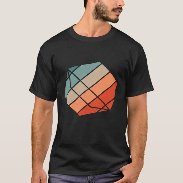 Camiseta Dart - Darts Dart Retro Sunset Arrow (Anverso)