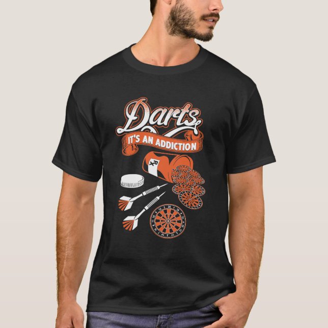 Camiseta Dart - Darts It An Addiction (Anverso)