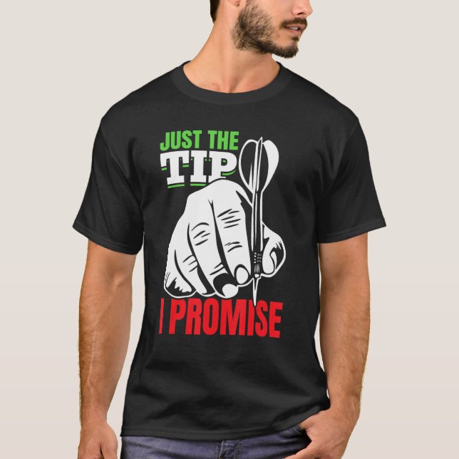 Camiseta Dart Darts Player Sólo la punta que prometo 2 (Anverso)
