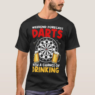 Camiseta Dart League Weekend Forecast Dardos Con Una Oportu