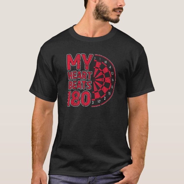 Camiseta Dart My Heart Beats 180 Triple Set (Anverso)