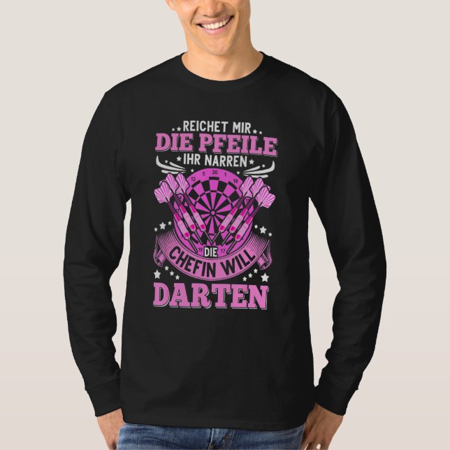 Camiseta Dart Player Dart Saying Dartboard Darts (Anverso)