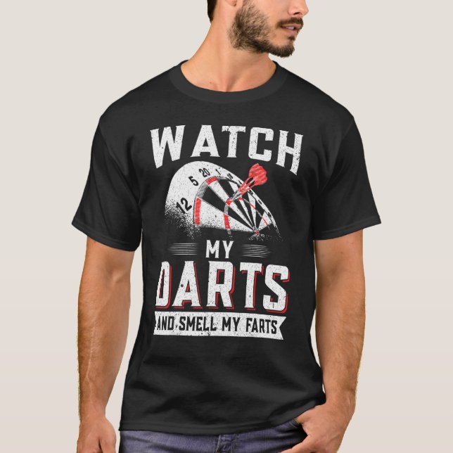 Camiseta Dart Player Darts Observar Mis Dardos Y Oler Mi Le (Anverso)