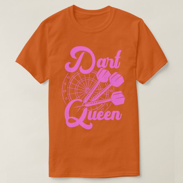 Camiseta Dart Queen Game Player Gift (Diseño del anverso)