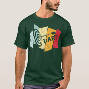 Camiseta Dart Retro Darts Arrow Vintage Bullseye Darter
