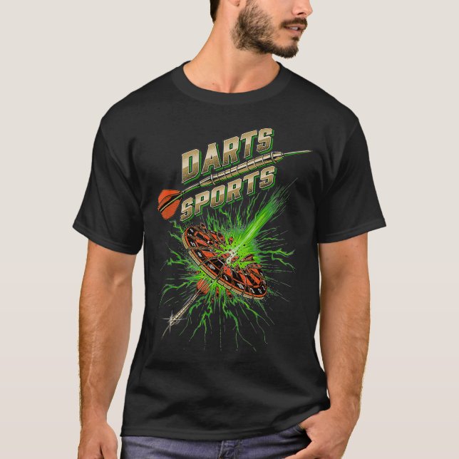 Camiseta Dart Sports Flash Arrow Artículo favorito para los (Anverso)