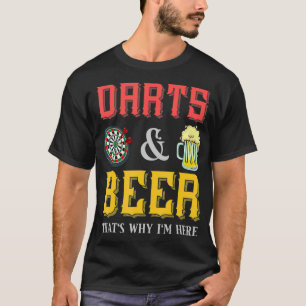 Camiseta Dart Team Beer Gift Funny Dart Player