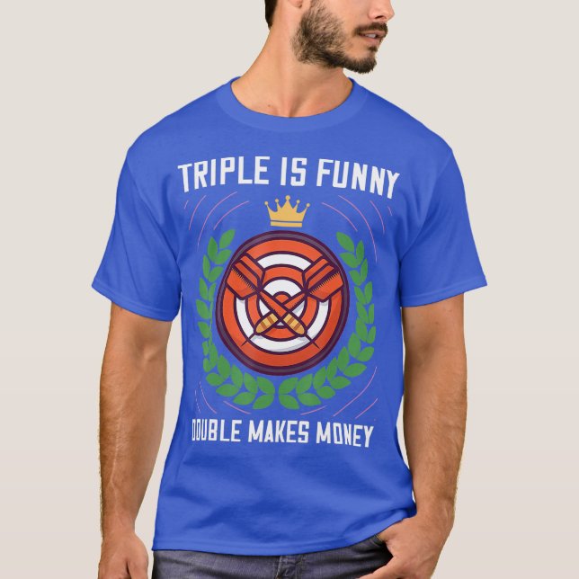 Camiseta Dart Team Gift Funny Dart Player (Anverso)