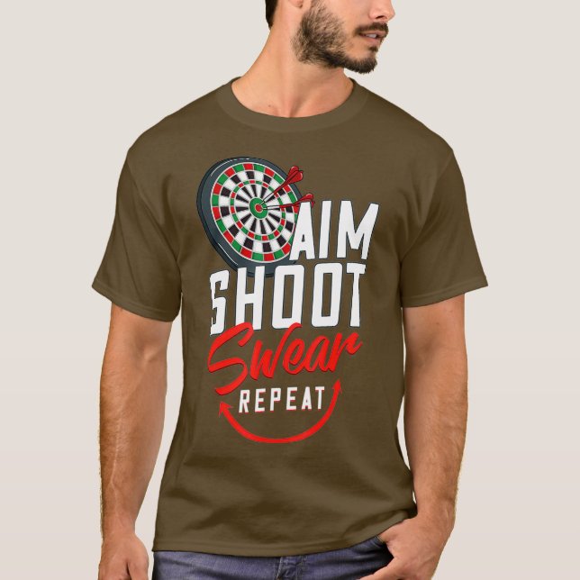 Camiseta Dart Team Gift Funny Dart Player _14 (Anverso)