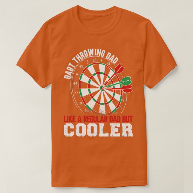 Camiseta Dart Throwing Dad (Diseño del anverso)
