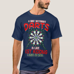 Camiseta Dart Throwing Skills Loing Vintage Funny Dart