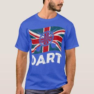 Camiseta Dart UK Flag British Dartplayer Gift 180 Cita