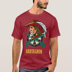 Camiseta Dartagnan - Dart Musketeer - Dardos divertidos - R