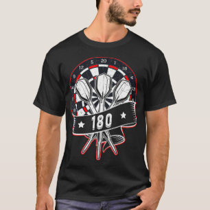 Camiseta Dartboard 180 Tripple Twenty Bullseye Dart Dart